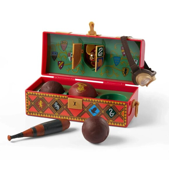 Harry Potter Quidditch Sports Accessories With Golden Snitch Set For 18" Dolls - Picture 4 of 11